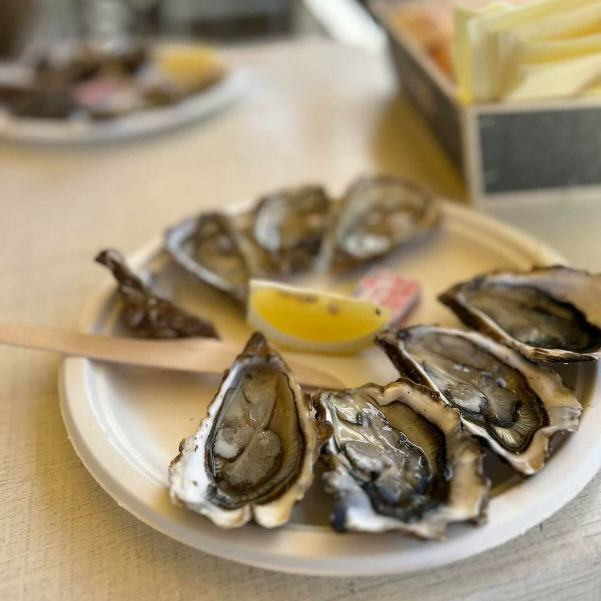 Marennes Oléron Fines de claire Huîtres fines de claire élevées à Marennes-Oléron restaurant dégustation huîtres L’Éguille-sur-Seudre